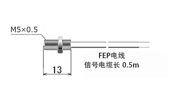 MP-992 超小型电磁式回転検出器の図