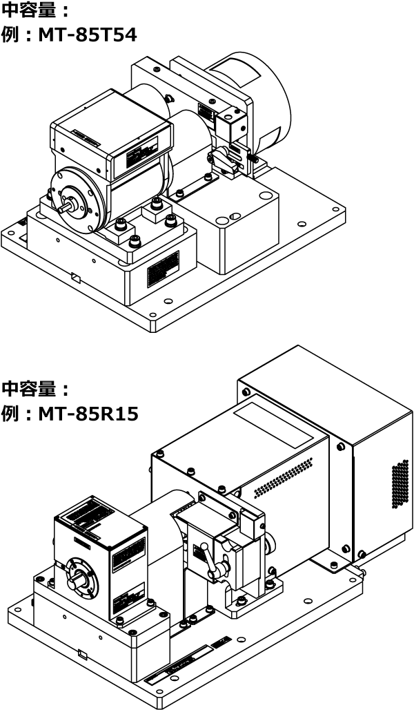 製品写真（MT- 6500 シリーズパウダーブレーキ型検出器）